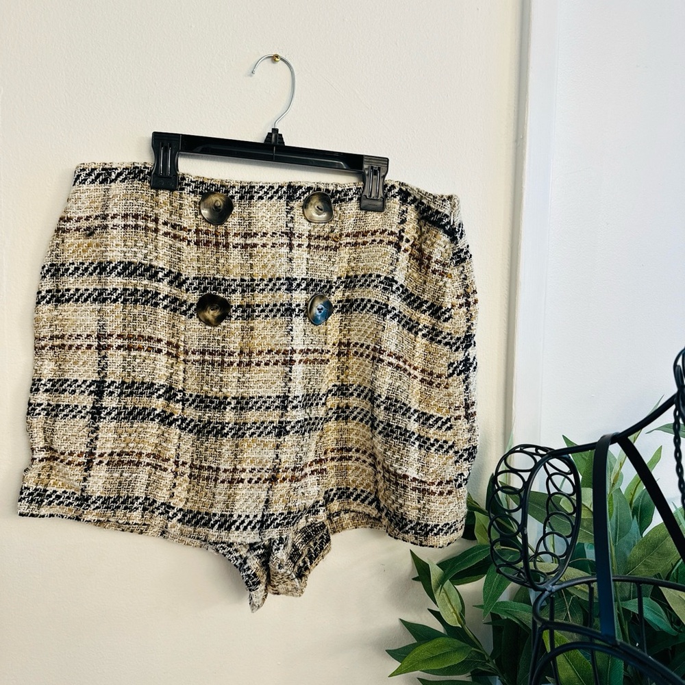 ZARA Plaid Women's Shorts